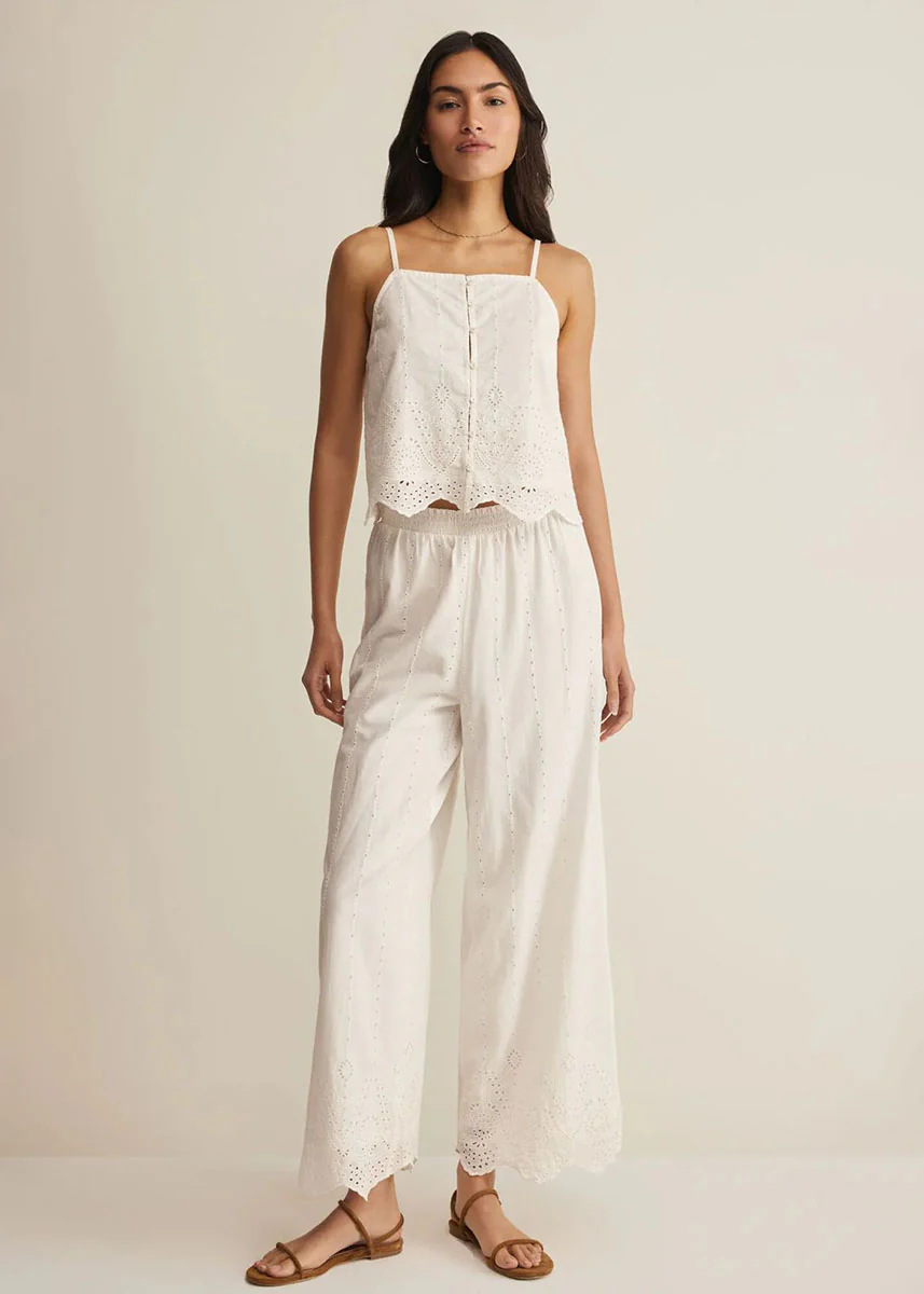 Sea Esta Embroidered Top - White - Image 4
