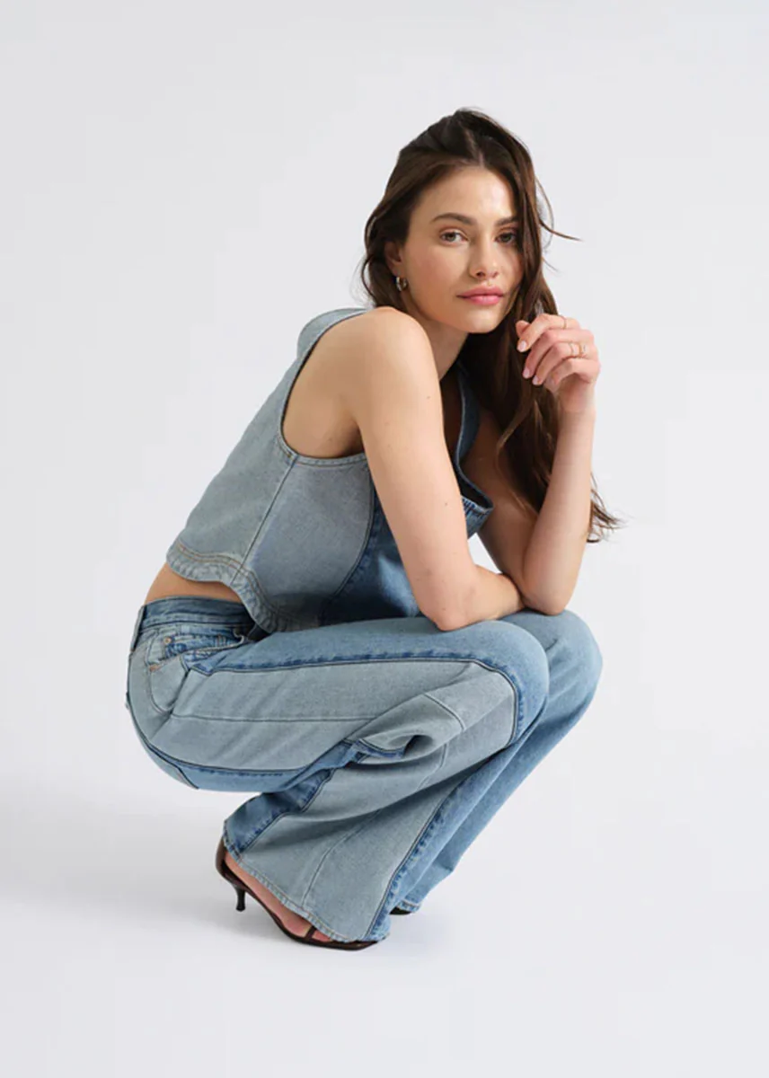 Solana Sleeveless Top - Coasting - Image 3