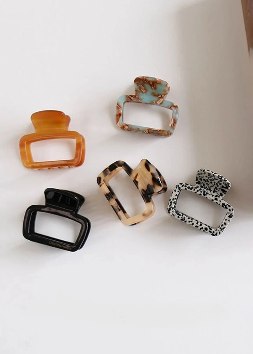 Square Claw Clip - Spots - Image 2