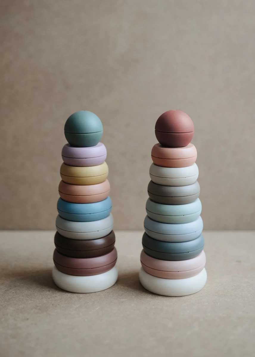 Stacking Rings Toy - Rustic - Image 3