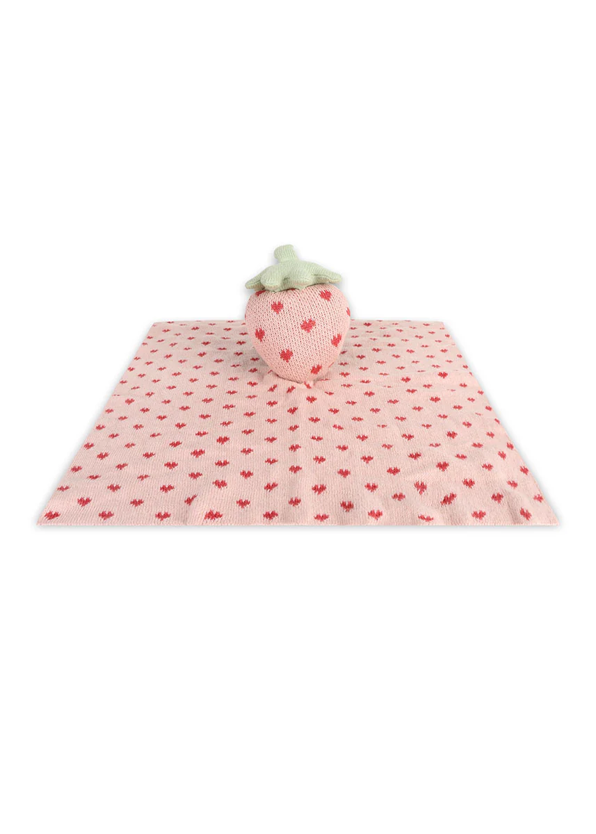 Strawberry Lovey Blanket - Image 3