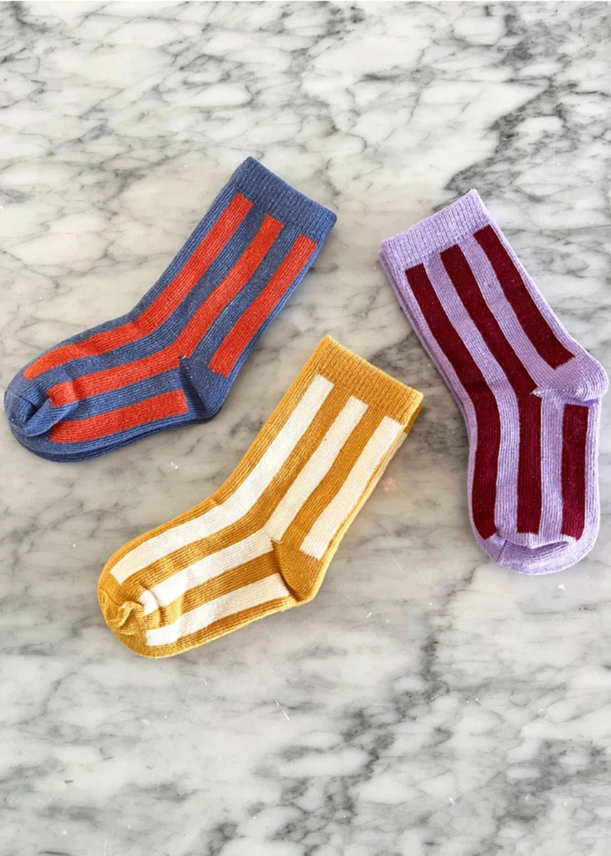 Stripe Socks - Slate - Image 2