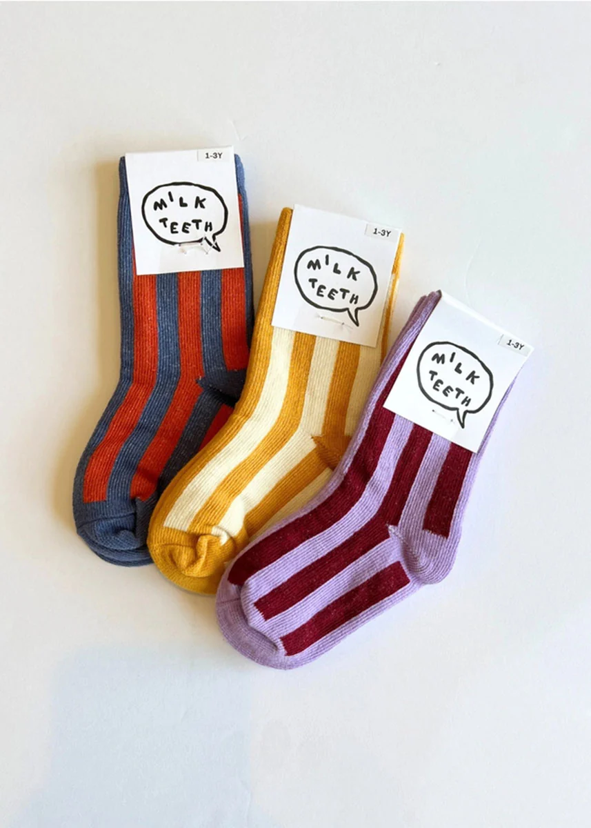 Stripe Socks - Slate - Image 3