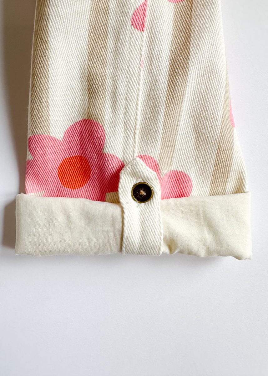 Striped Floral Overalls - Image 8