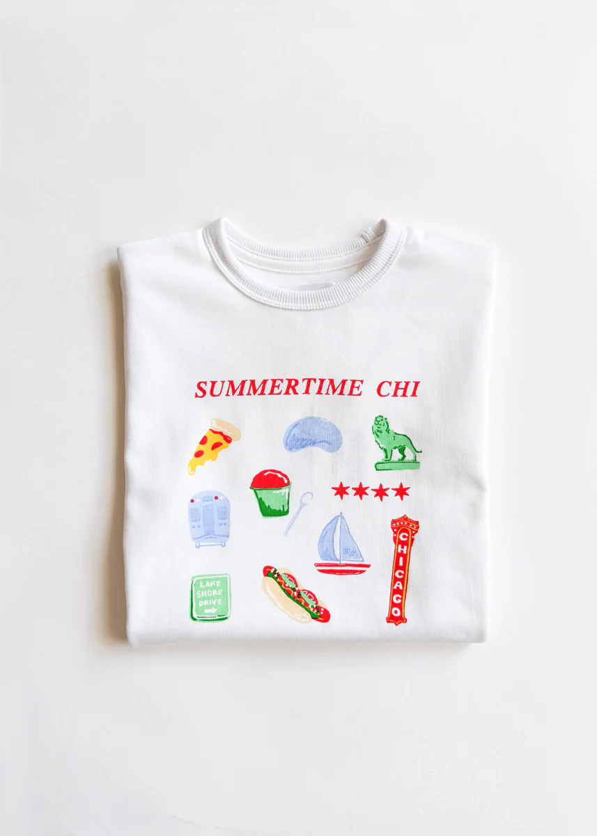 Summertime Chi Icons Oversized Tee - Image 5