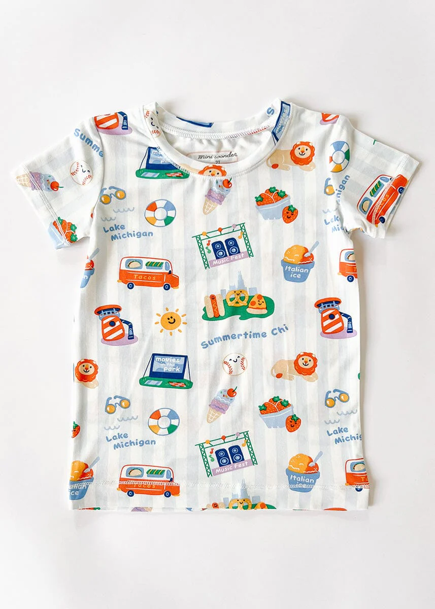 Summertime Chi Loungewear Set - S/S and Shorts - Image 5