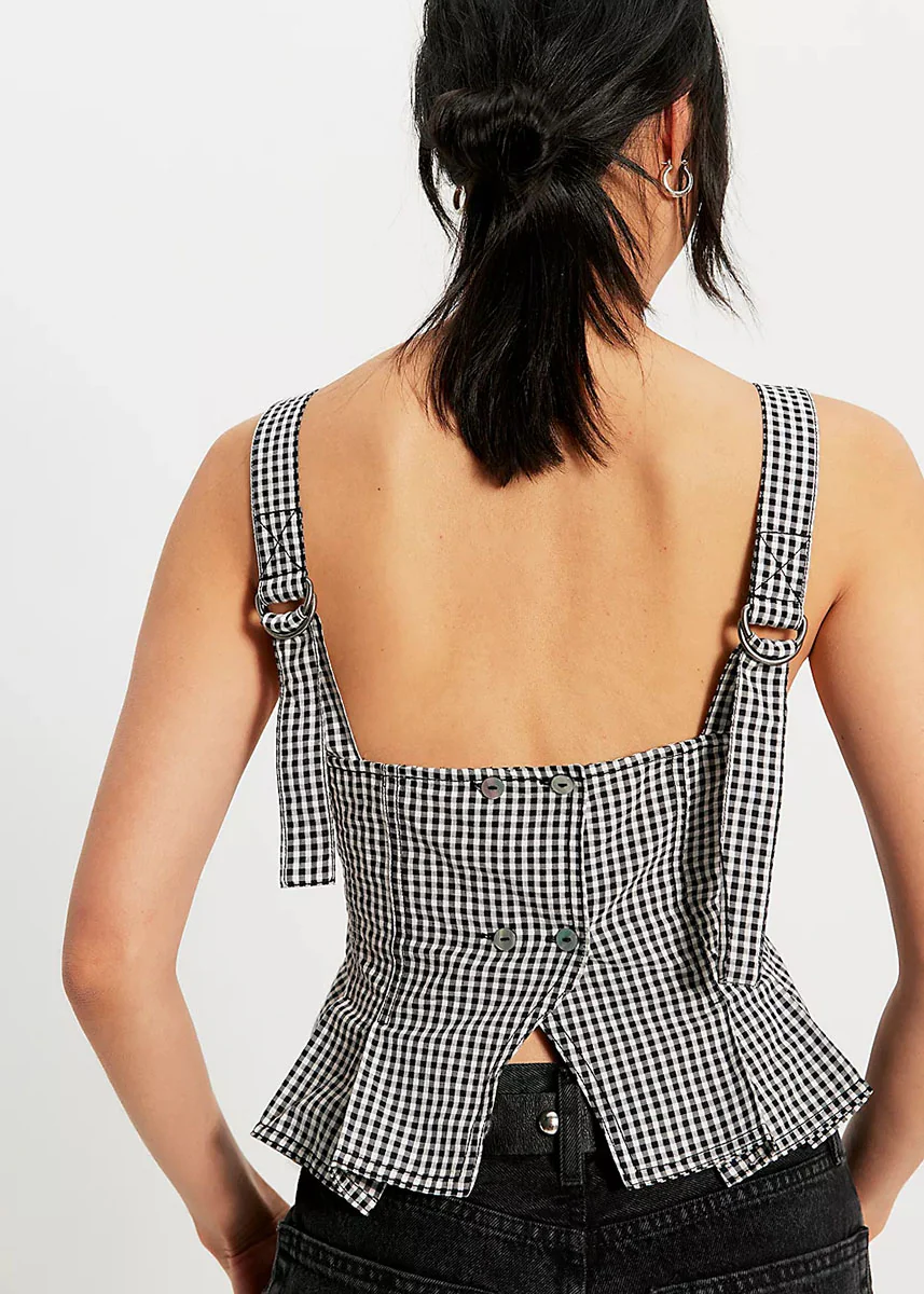 Sunfaded Top - Black & White Combo - Image 2