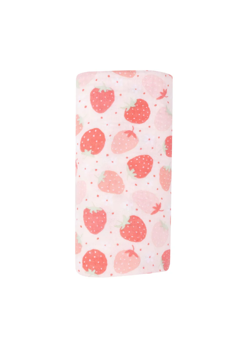 Swaddle Blanket - Strawberry Bliss - Image 2