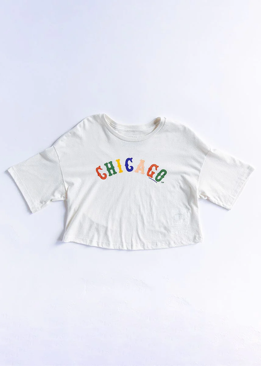Sweet Home Chicago Crop Tee - White Sox - Image 3