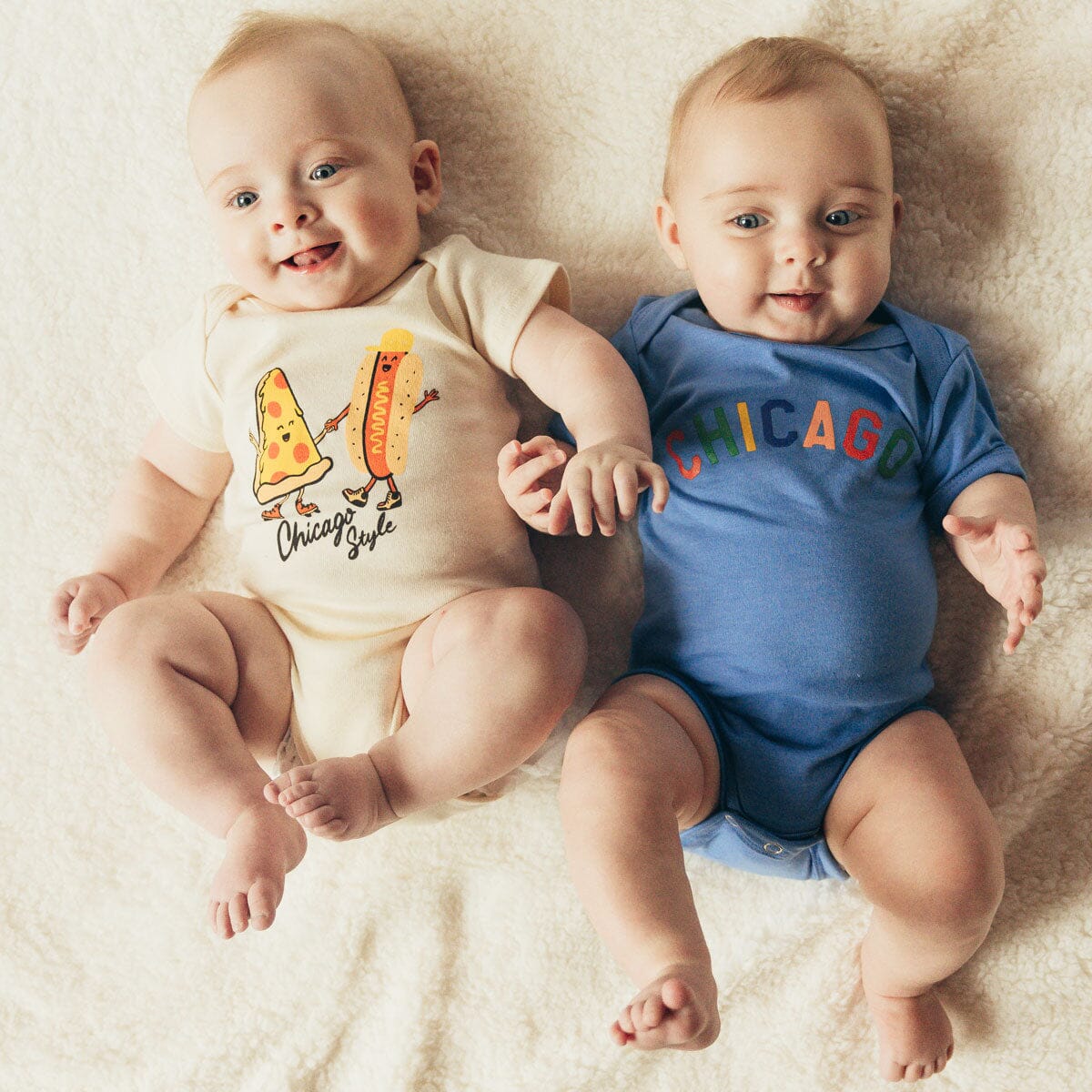 Sweet Home Chicago Onesie - Columbia Blue - Image 3