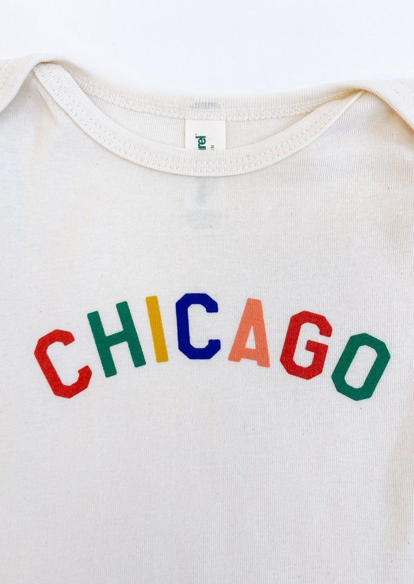 Sweet Home Chicago Onesie - Natural - Image 5