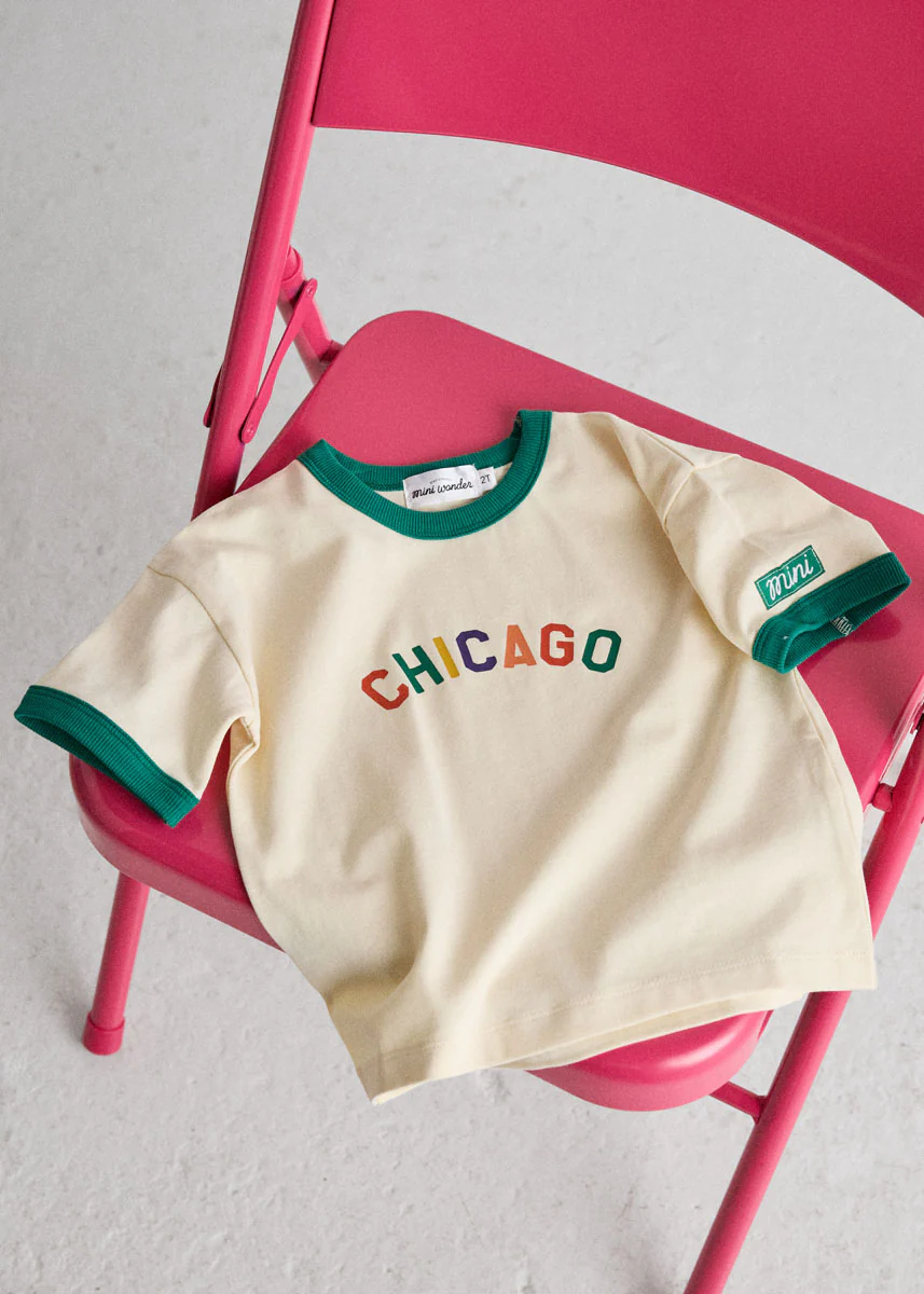 Sweet Home Chicago Oversized Ringer Tee - Image 2