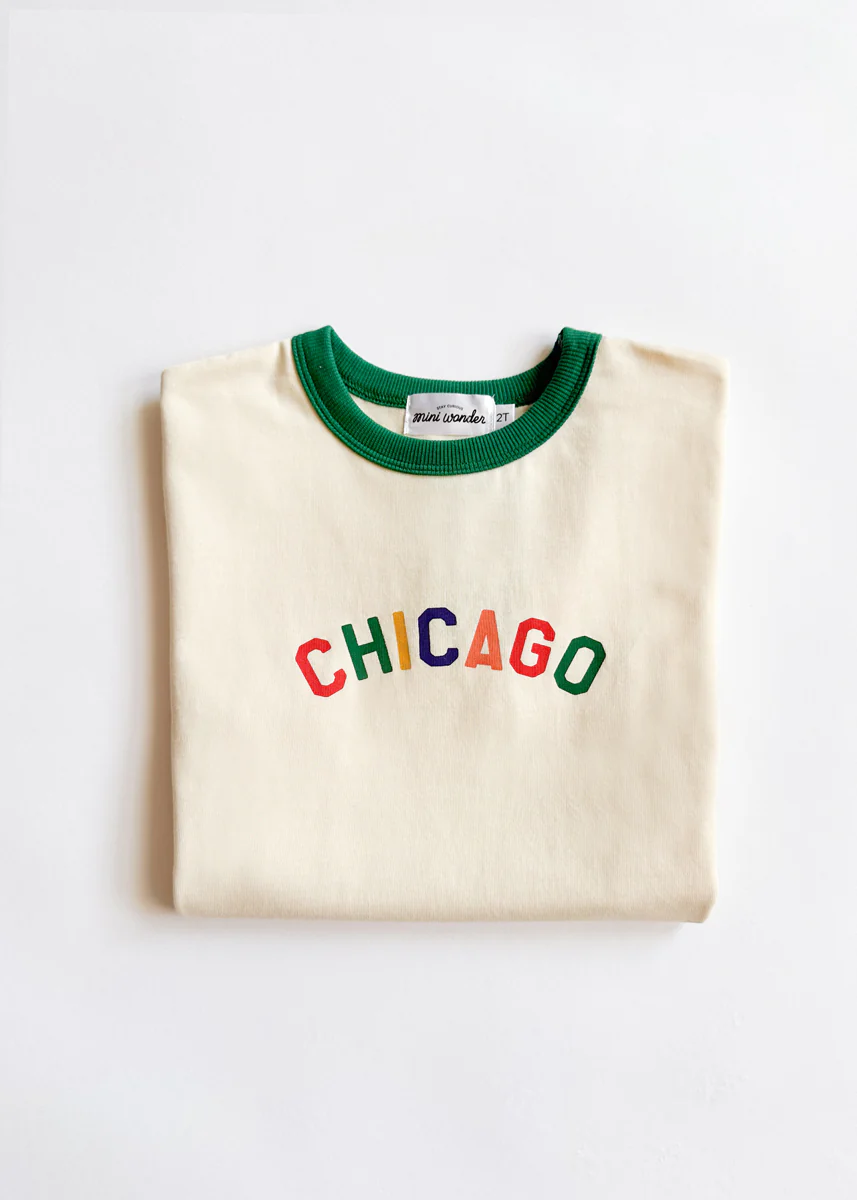 Sweet Home Chicago Oversized Ringer Tee - Image 5