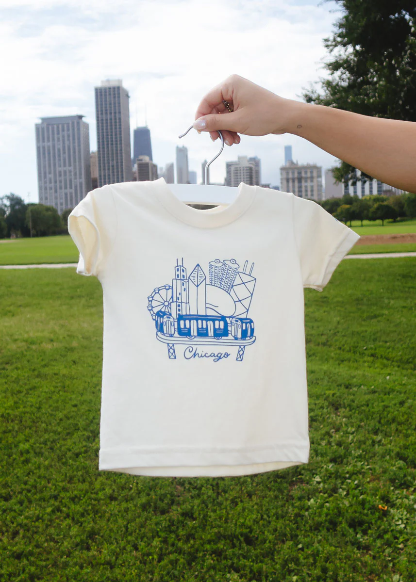 Sweet Home Chicago Skyline Baby & Toddler Tee - Image 3