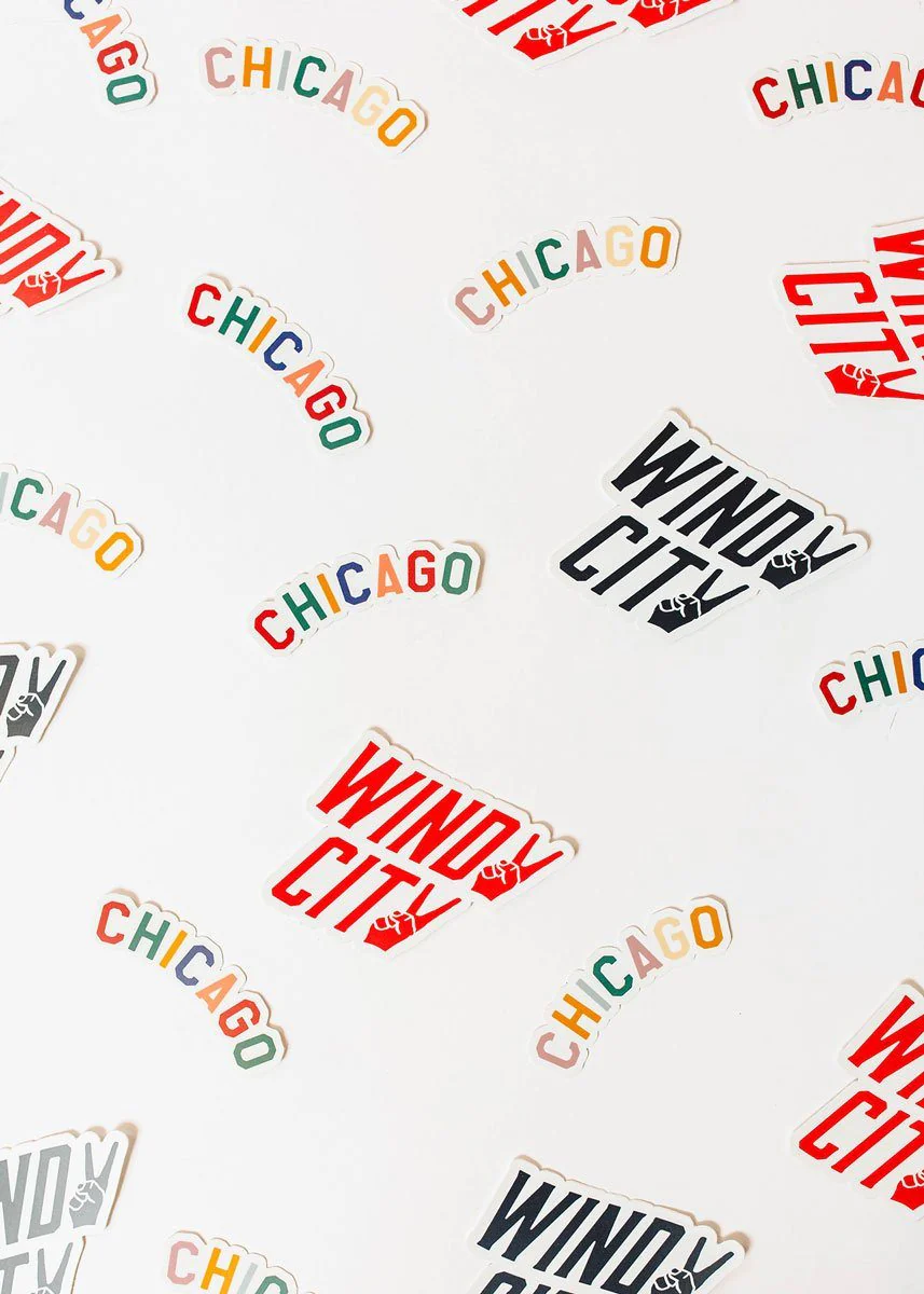 Sweet Home Chicago Sticker - Pastel - Image 2