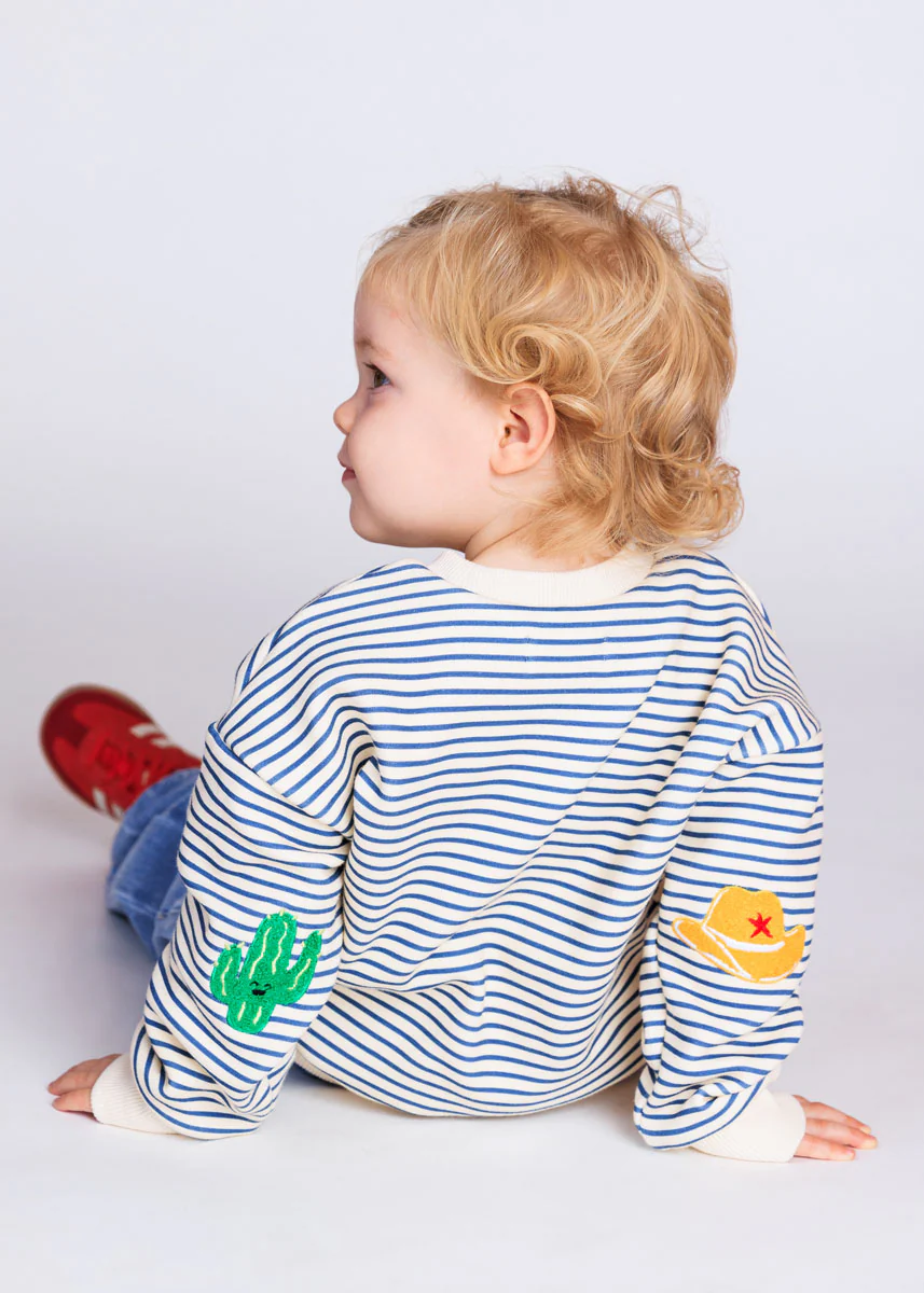Texas Striped Patch Sweatshirt - Image 3