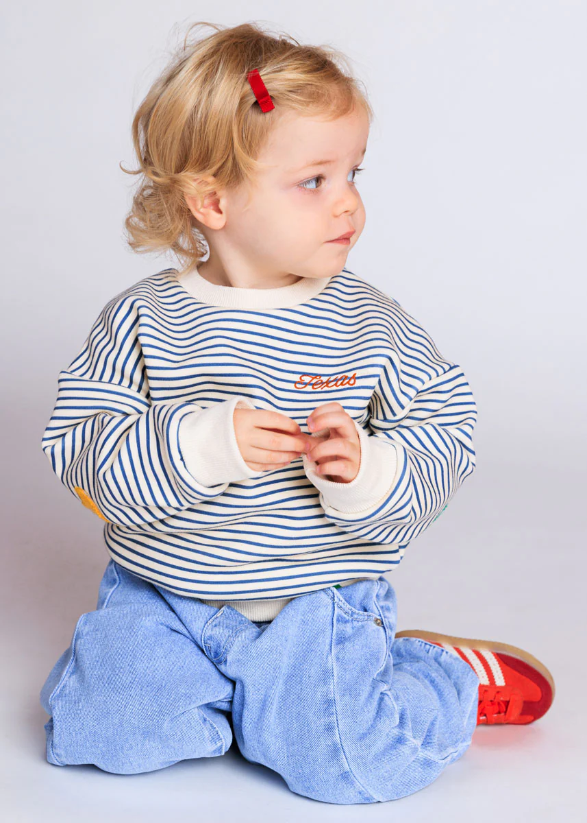 Texas Striped Patch Sweatshirt - Image 5