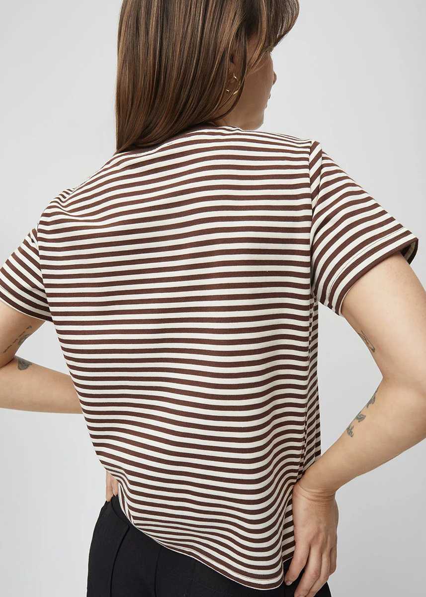 The Billie Top - Brown Cream - Image 3
