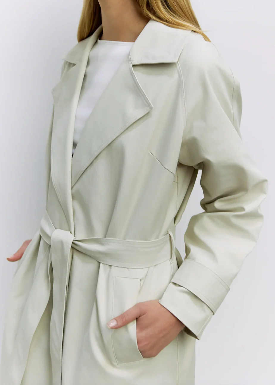 The Diane Coat - Bone - Image 2