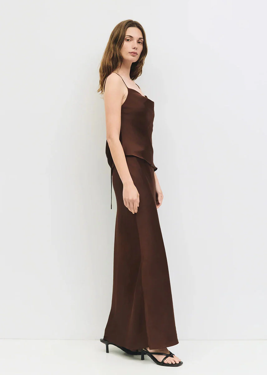 The Elena Top - Brown - Image 2