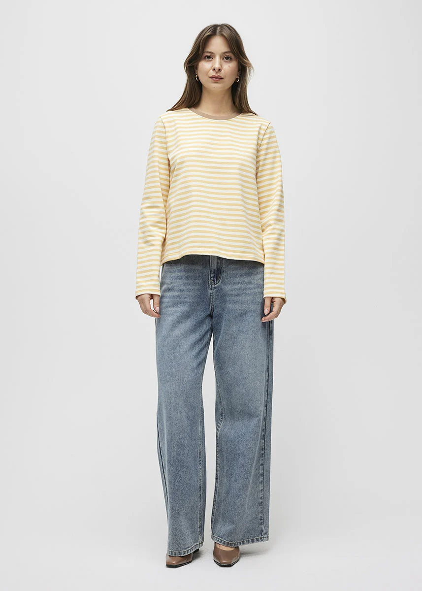 The Kathleen Top - Yellow Cream - Image 4