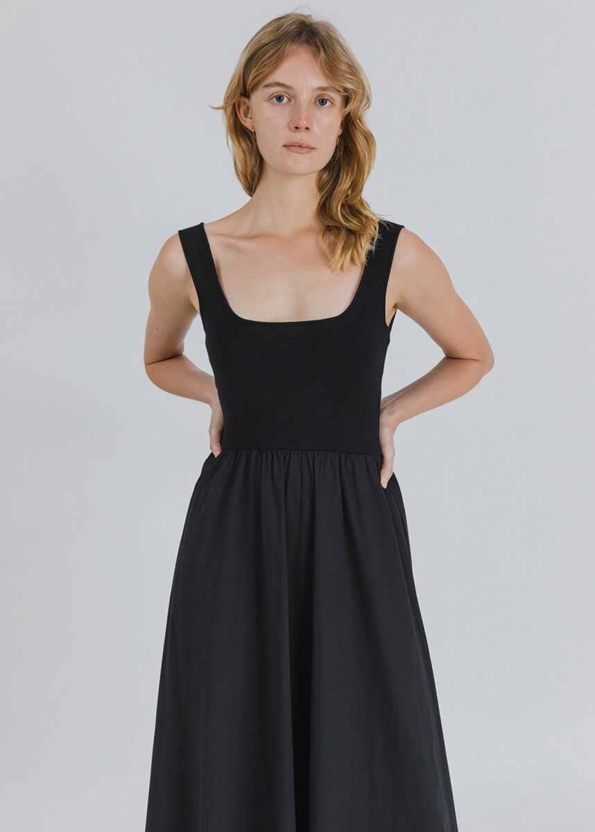 The Lucinda Dress - Black - Image 5