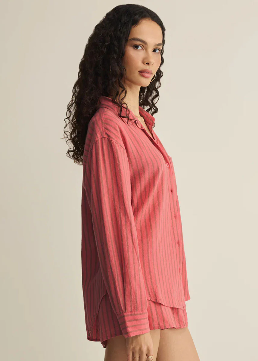 The Perfect Striped Button-Up - Gelato - Image 2