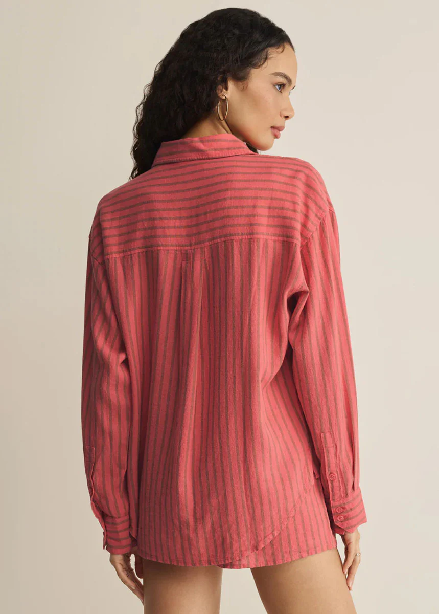 The Perfect Striped Button-Up - Gelato - Image 3