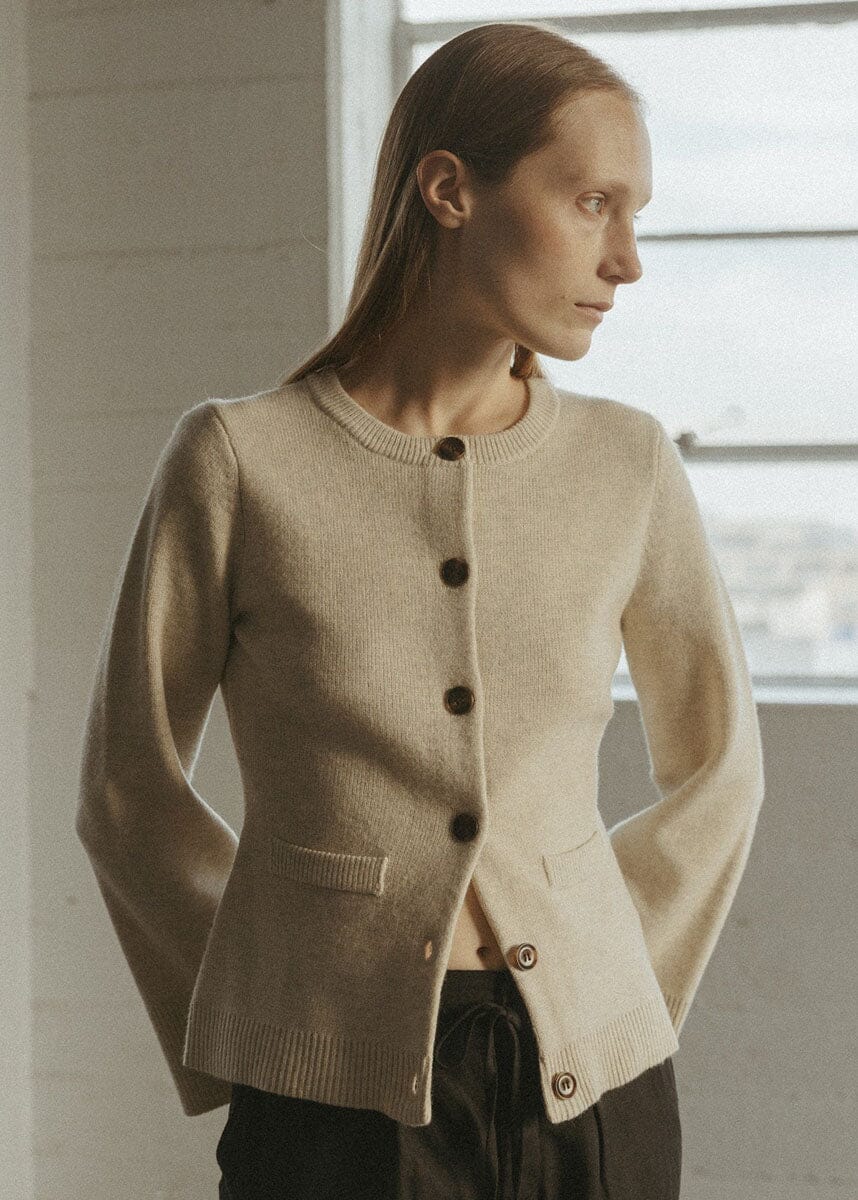 The Tyler Cardigan - Beige - Image 10