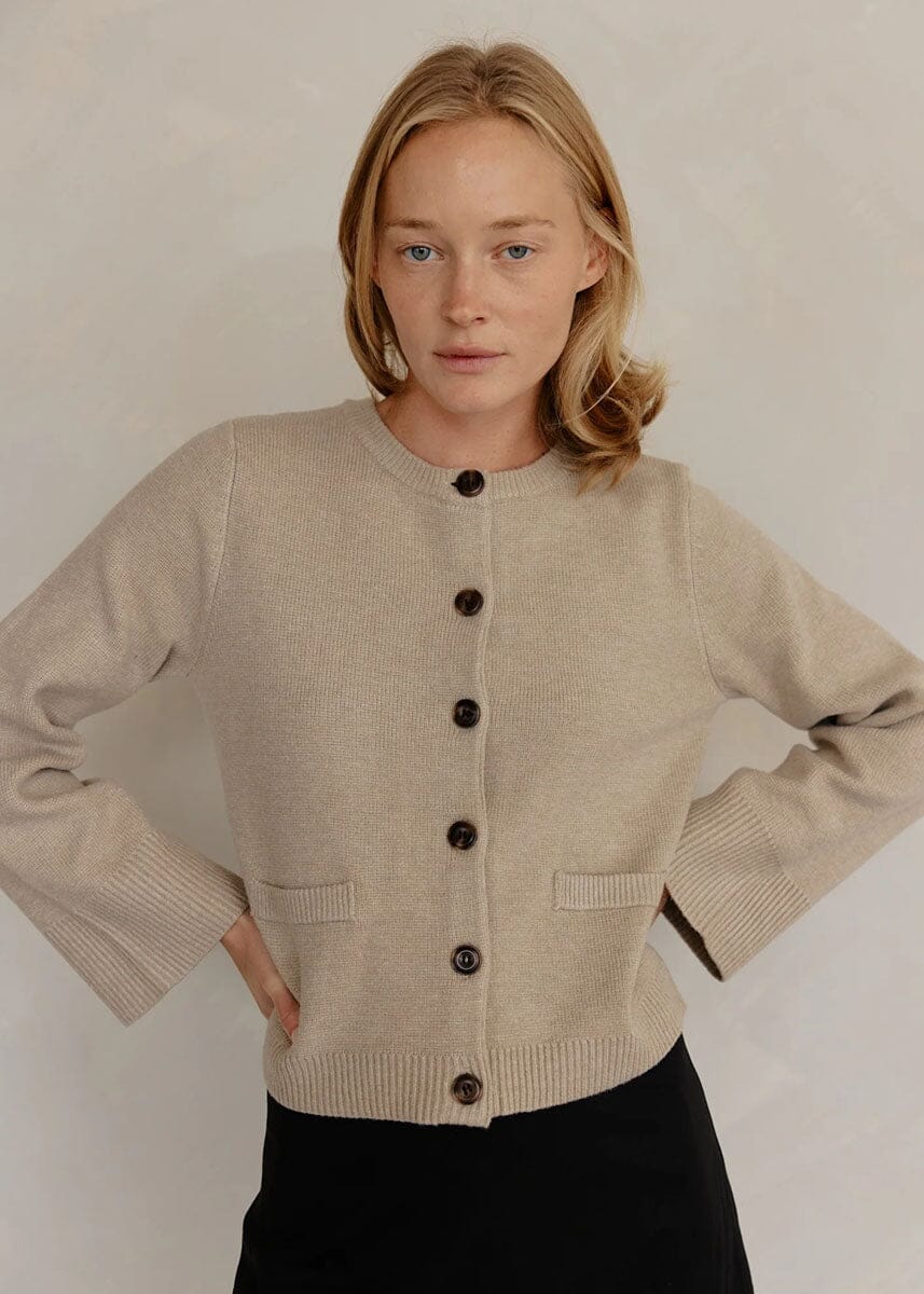 The Tyler Cardigan - Beige - Image 6