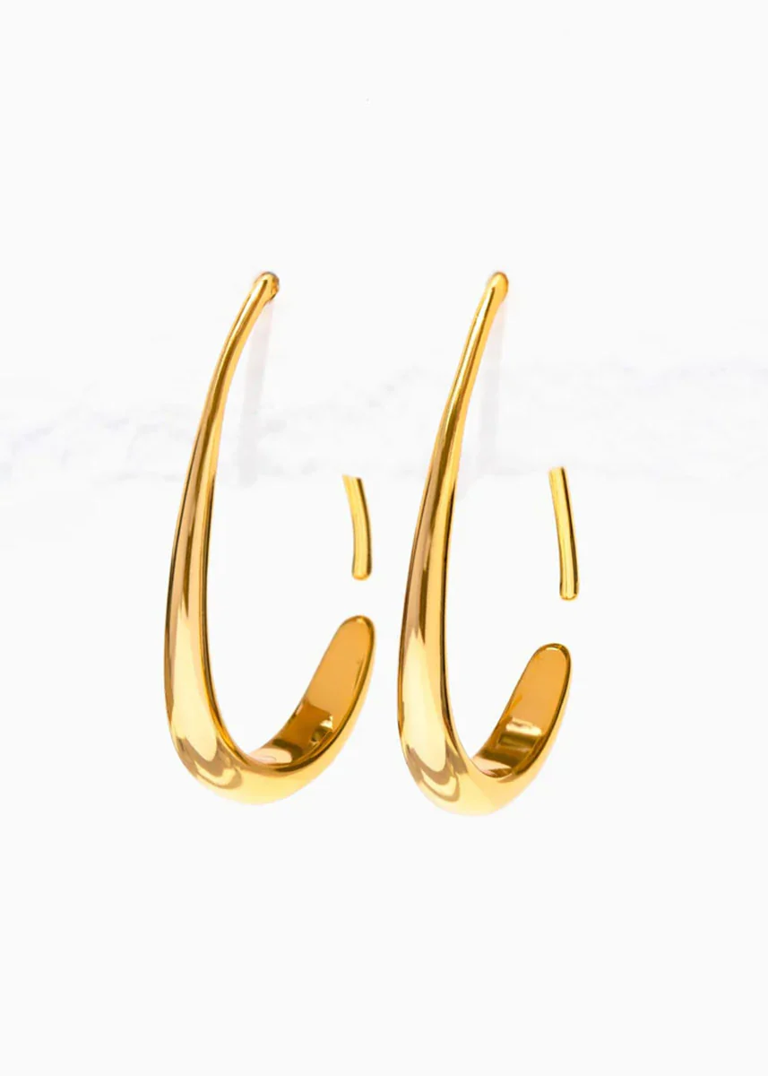 Through & Through Hoops - Gold - Image 2