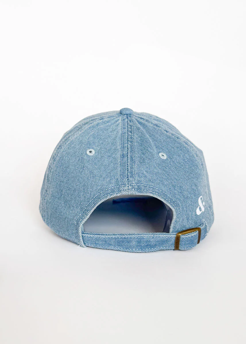 Tiny Chi Hot Dog Icon Hat - Denim - Image 4