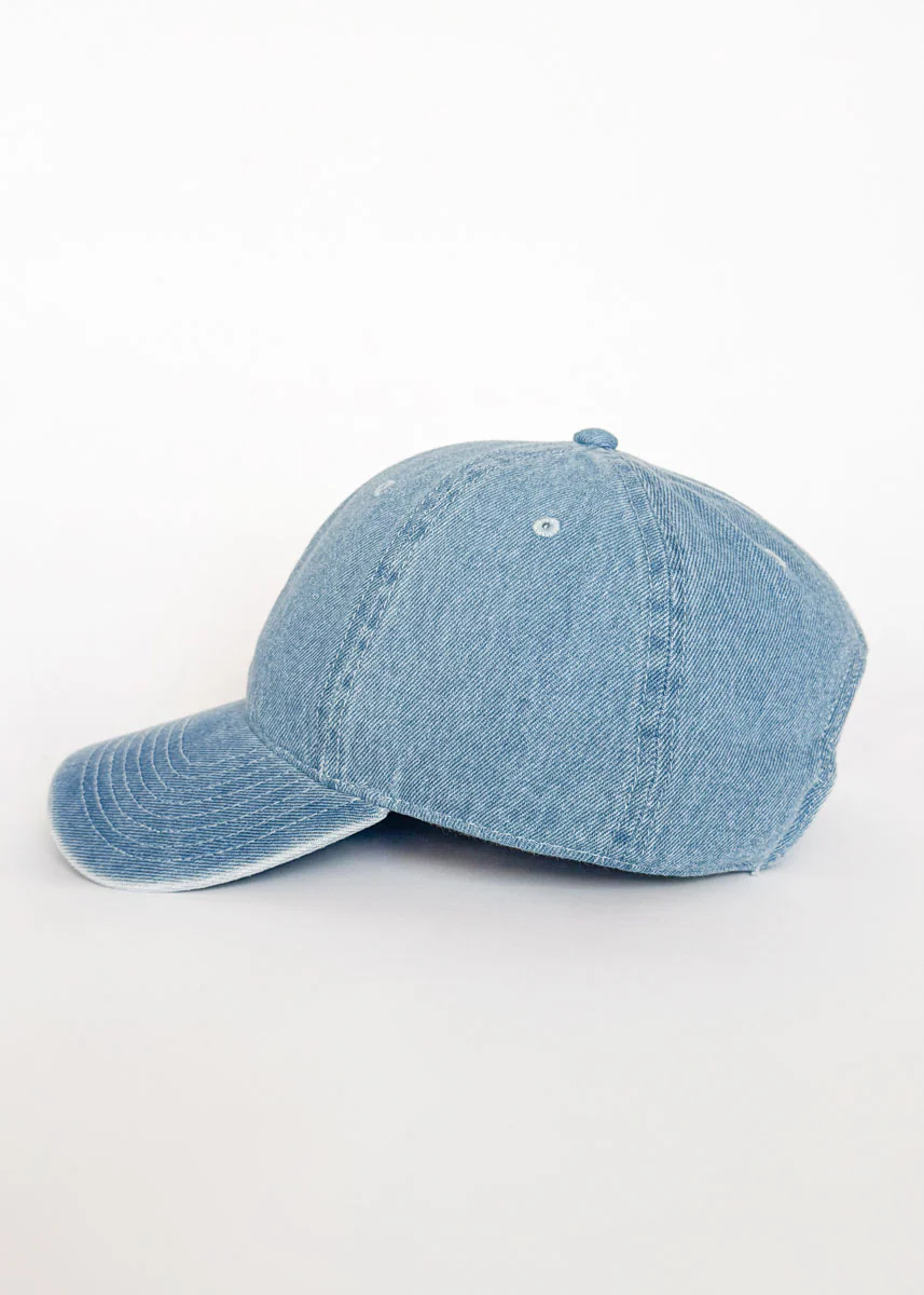 Tiny Chi Hot Dog Icon Hat - Denim - Image 6
