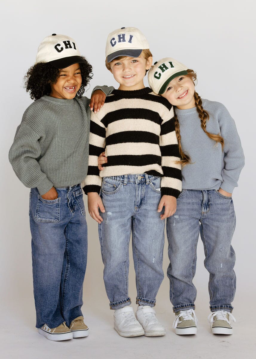 Toddler Chi 2-Tone Baseball Cap - Black - Image 4