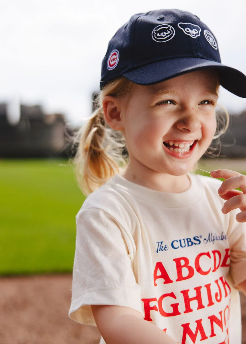 Toddler Chicago Cubs Bears Dad Hat - Navy - Image 4
