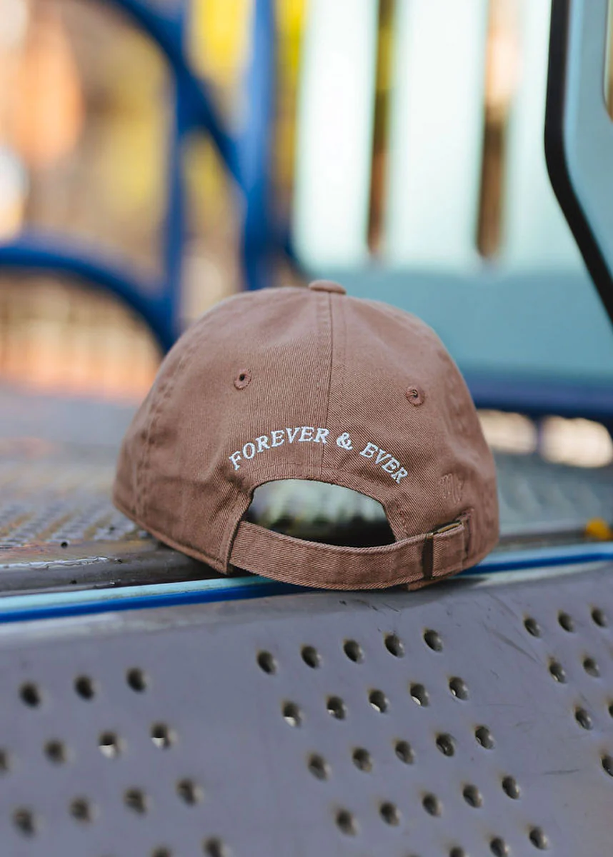 Toddler Chicago. Dad Hat - Espresso & Blue - Image 4