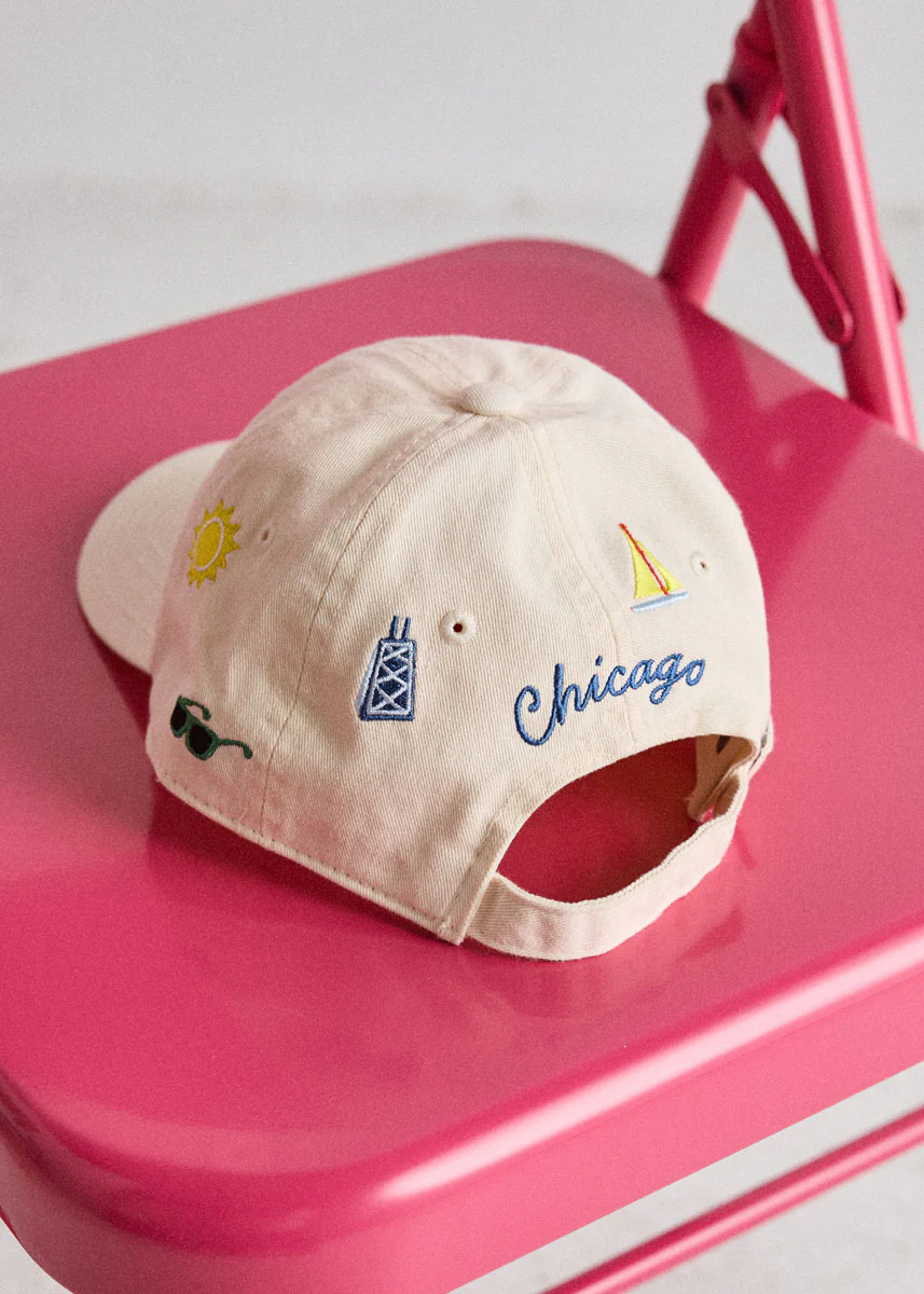 Toddler Chicago Icons Hat - Ivory - Image 4