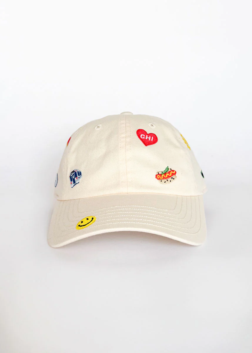 Youth Chicago Icons Hat - Ivory - Image 3