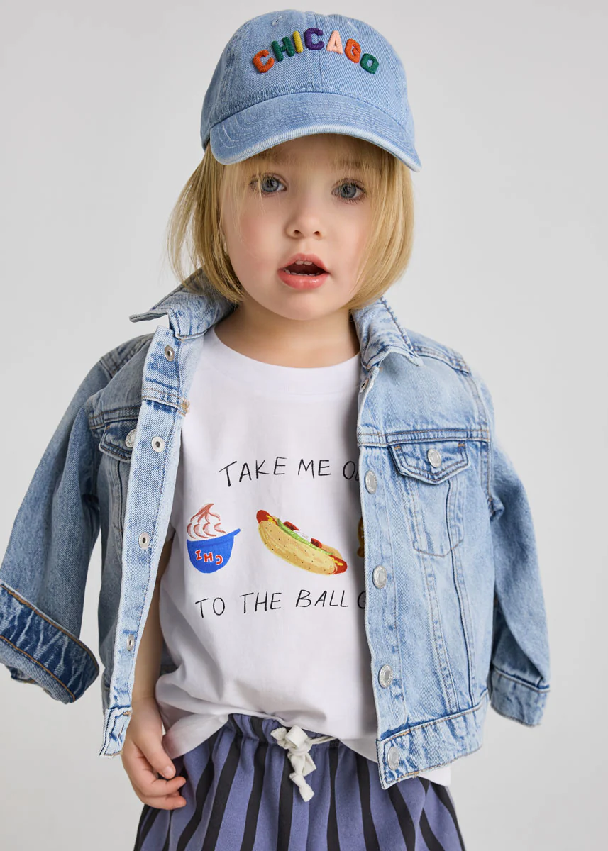 Toddler Sweet Home Chicago Dad Hat - Denim - Image 5