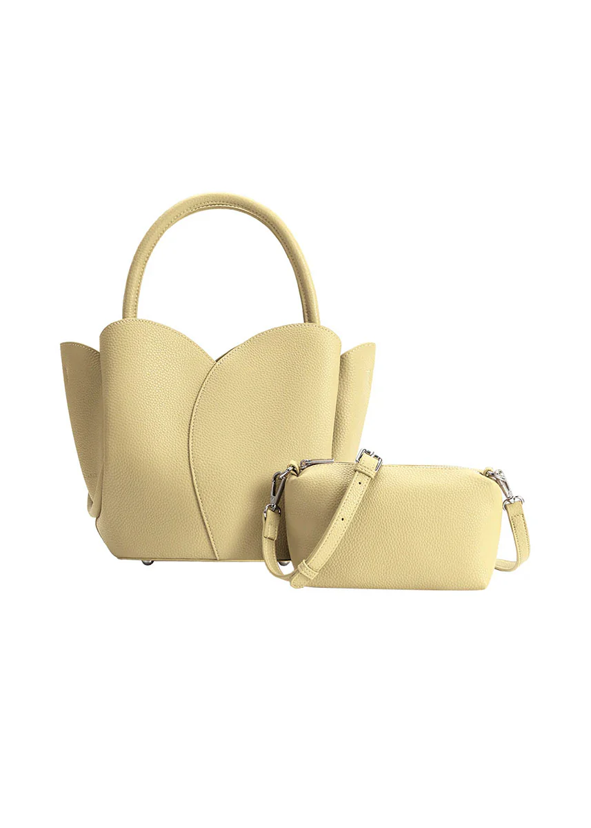 Tulip Handle Bag - Yellow - Image 2