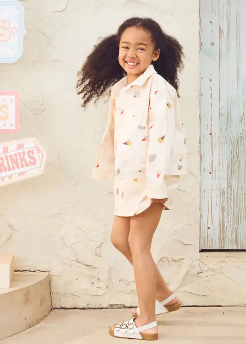 Twill Mini Skirt - Dessert Sky - Image 3