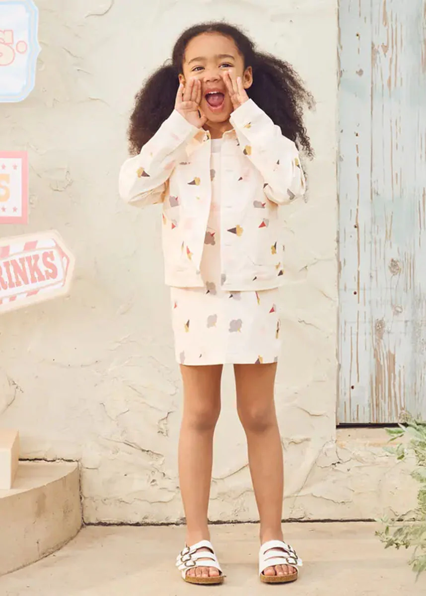 Twill Mini Skirt - Dessert Sky - Image 4