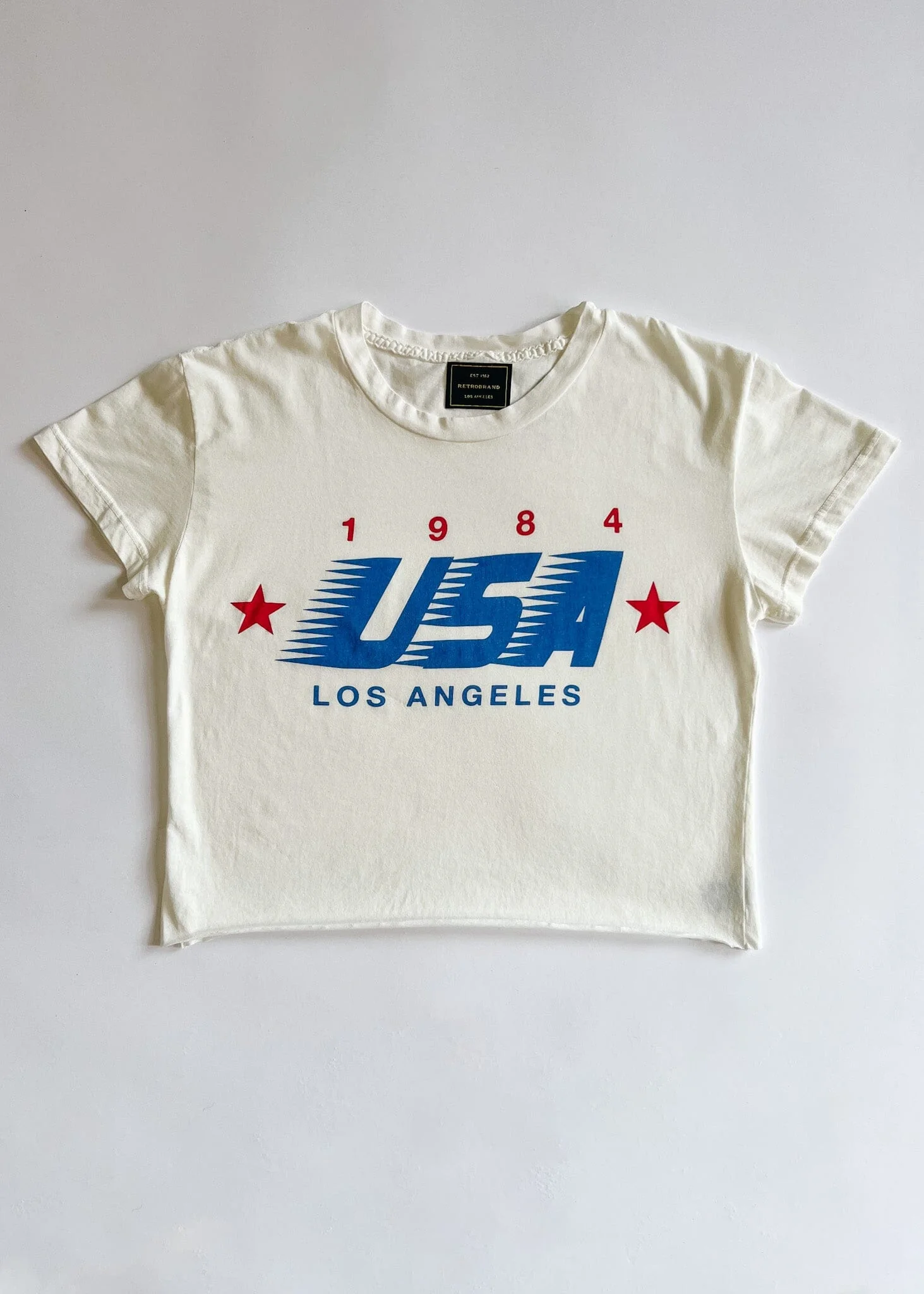 USA Vintage Crop Tee - Image 3