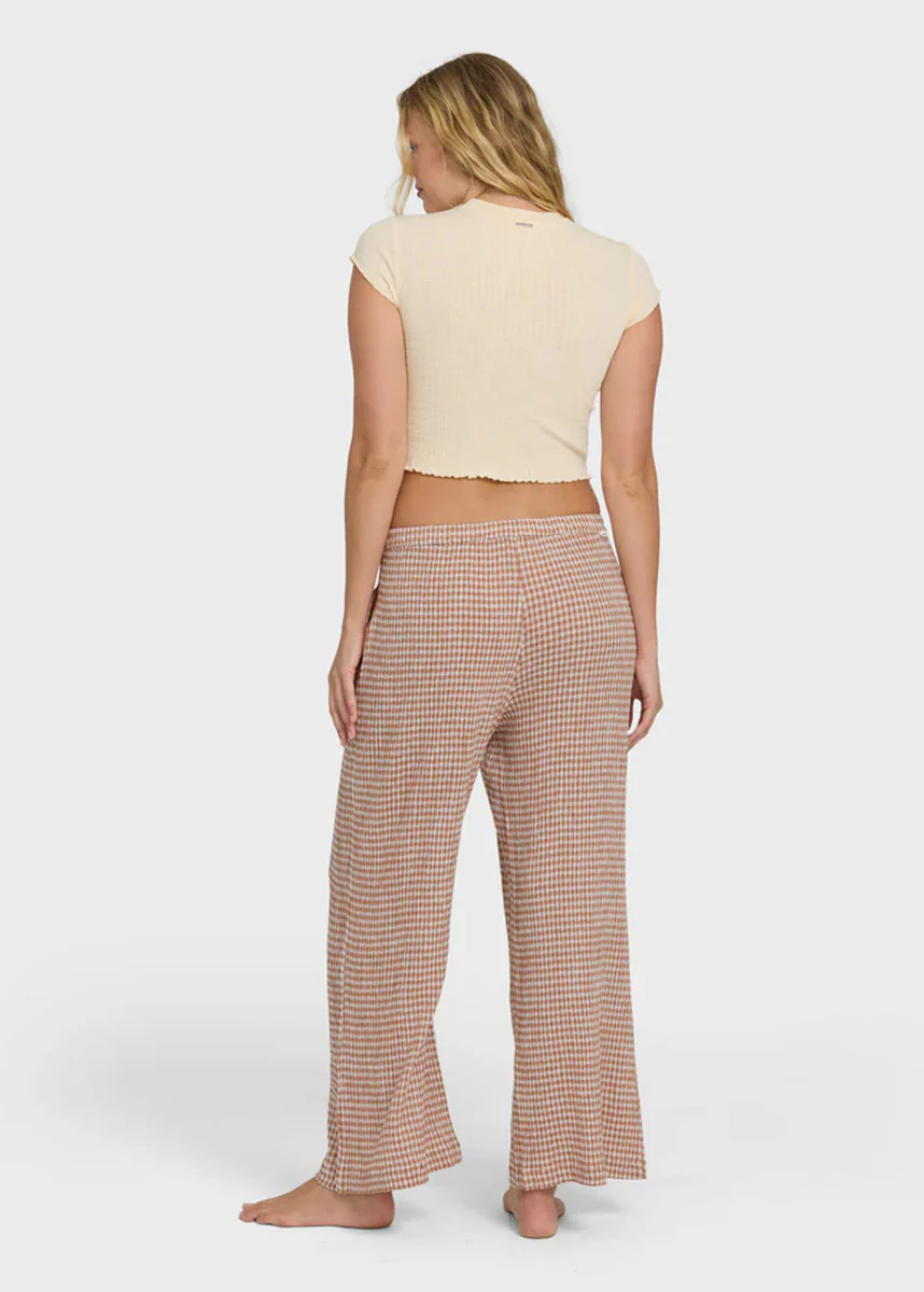 Wanderer Pant Bitty Check - Sugar Almond - Image 3