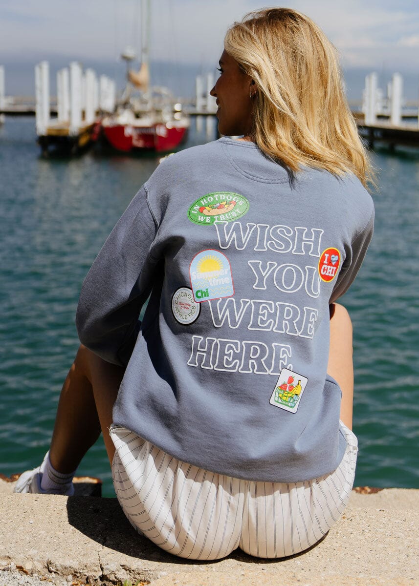 Wish You Were Here Crewneck Sweatshirt - Image 4