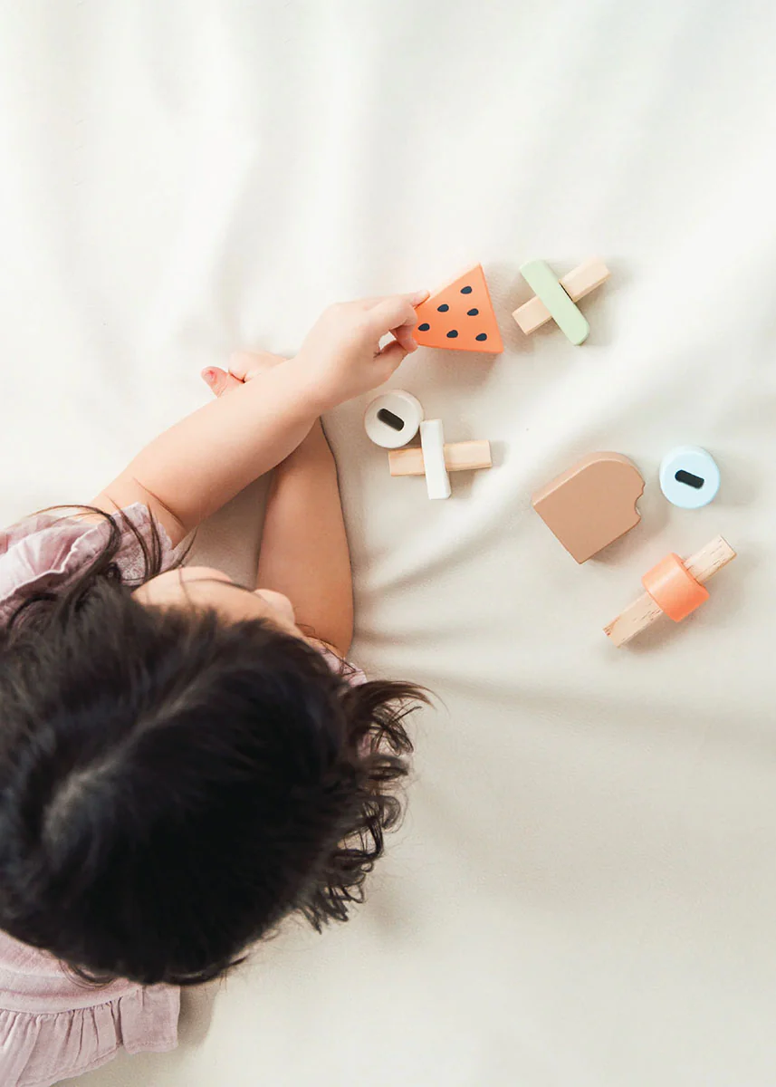 Wooden Ice Cream Stacking Toy - Image 3