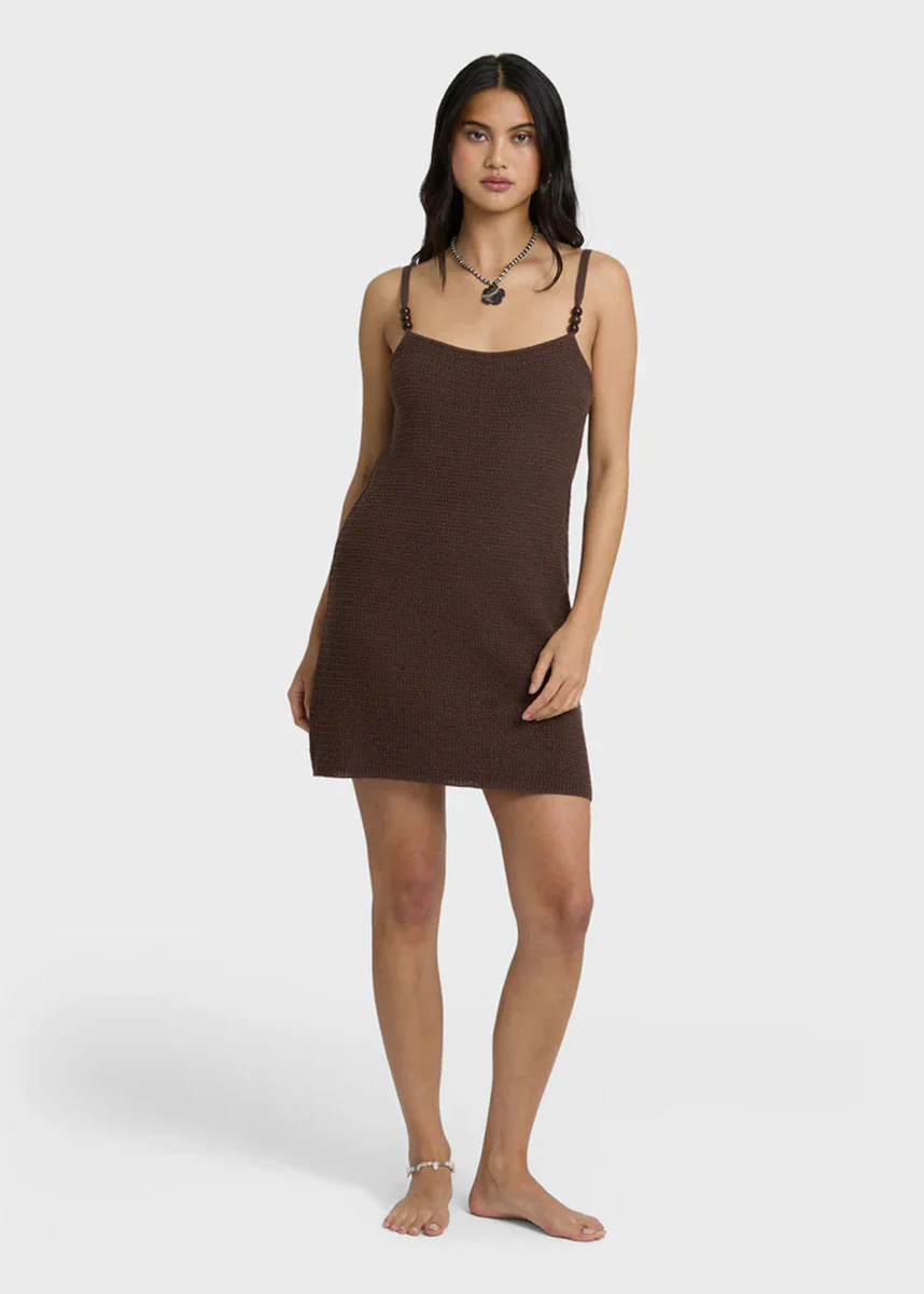 You Stunner Knit Mini Dress - Teak - Image 5