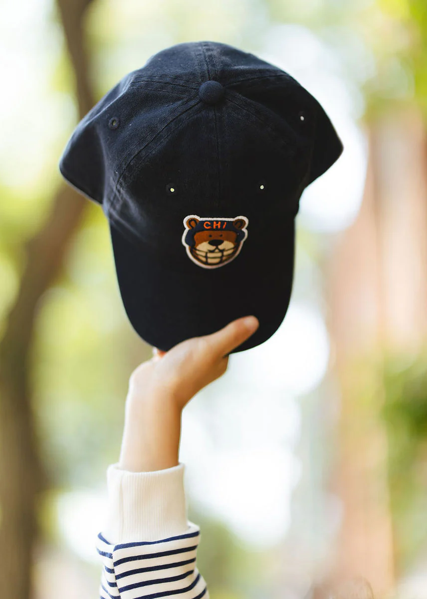 Youth Bear Chicago Dad Hat - Navy - Image 5
