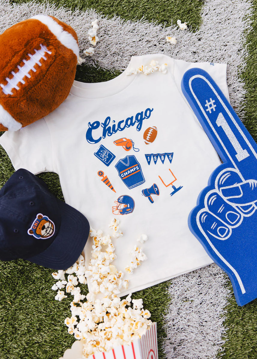 Youth Bear Chicago Dad Hat - Navy - Image 9
