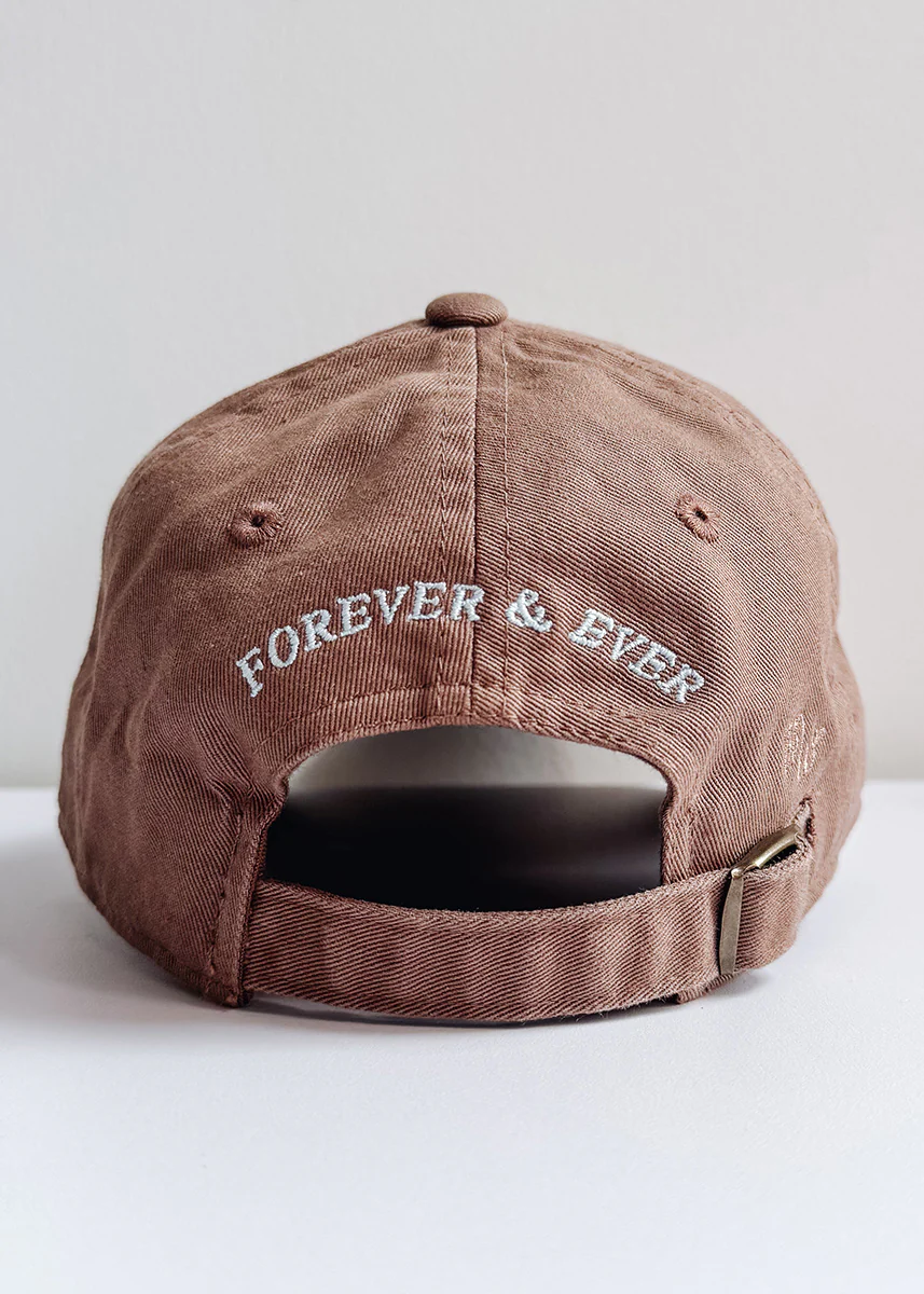Youth Chicago. Dad Hat - Espresso & Blue - Image 4